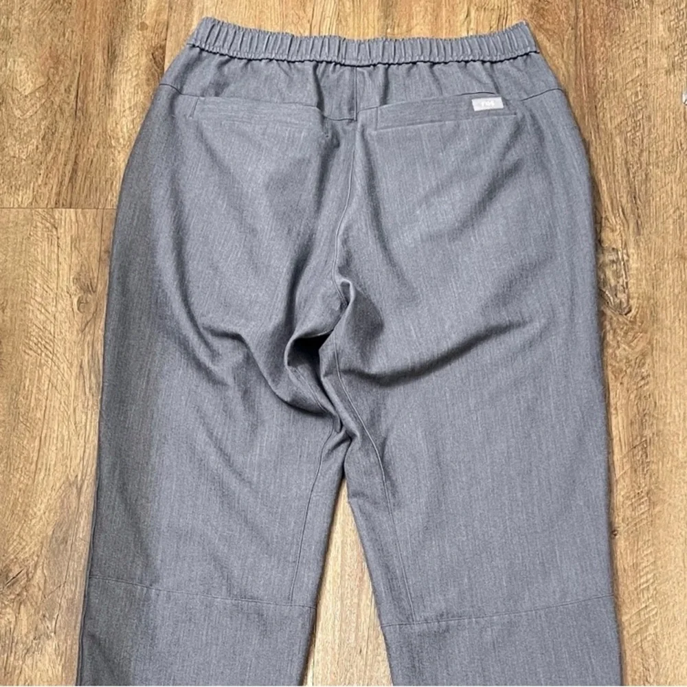 Figs Tansen Jogger Scrub‎ Pants Men's Gray Green Drawstring Size Small